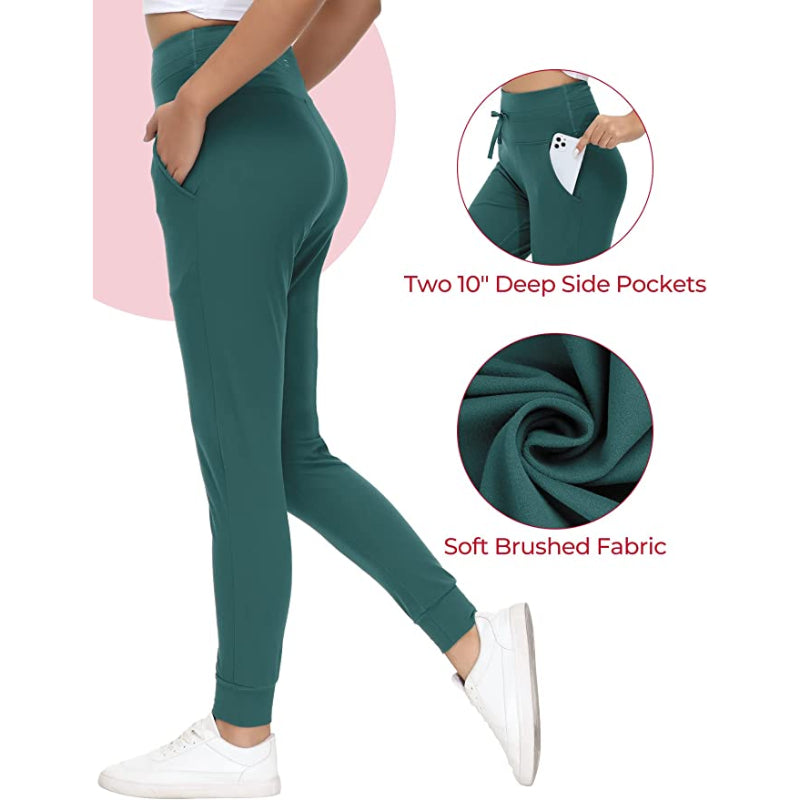 Buttery Soft Sweatpants For Women With 2 Deep Pockets, Tapered Joggers With Drawcord For Athletic Casual Winter-Legletic
