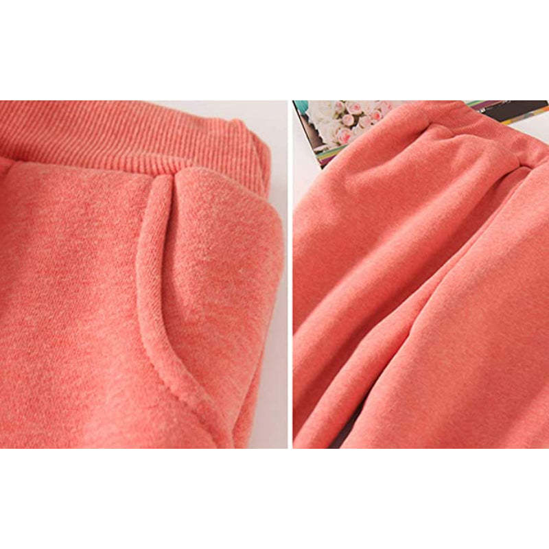 Women's Winter Fleece Sweatpants Running Active Thermal Sherpa Lined Jogger Pants With Candy Colors-Legletic