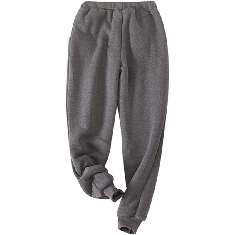 Women's Winter Fleece Sweatpants Running Active Thermal Sherpa Lined Jogger Pants With Candy Colors-Legletic
