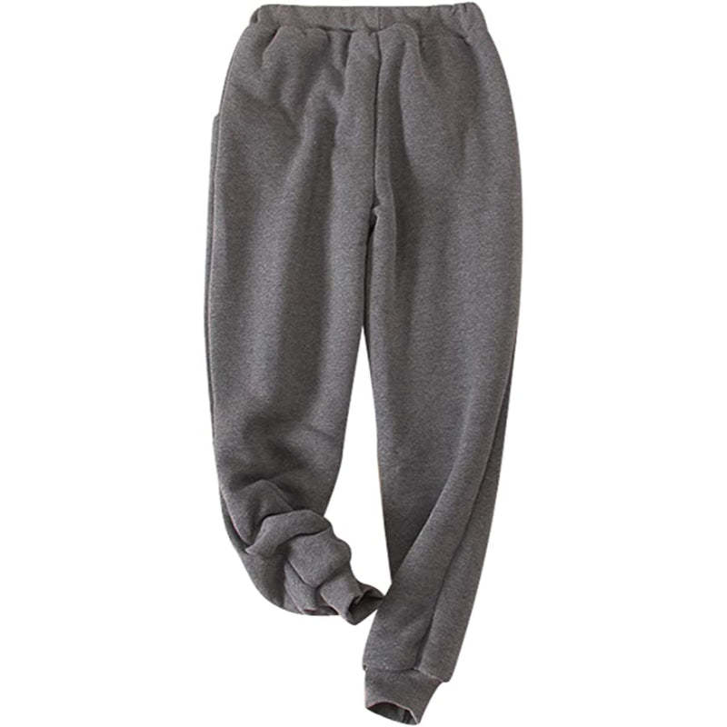 Women's Winter Fleece Sweatpants Running Active Thermal Sherpa Lined Jogger Pants With Candy Colors-Legletic