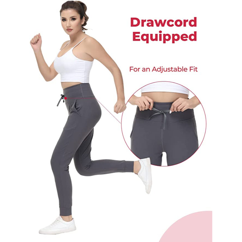 Buttery Soft Sweatpants For Women With 2 Deep Pockets, Tapered Joggers With Drawcord For Athletic Casual Winter-Legletic