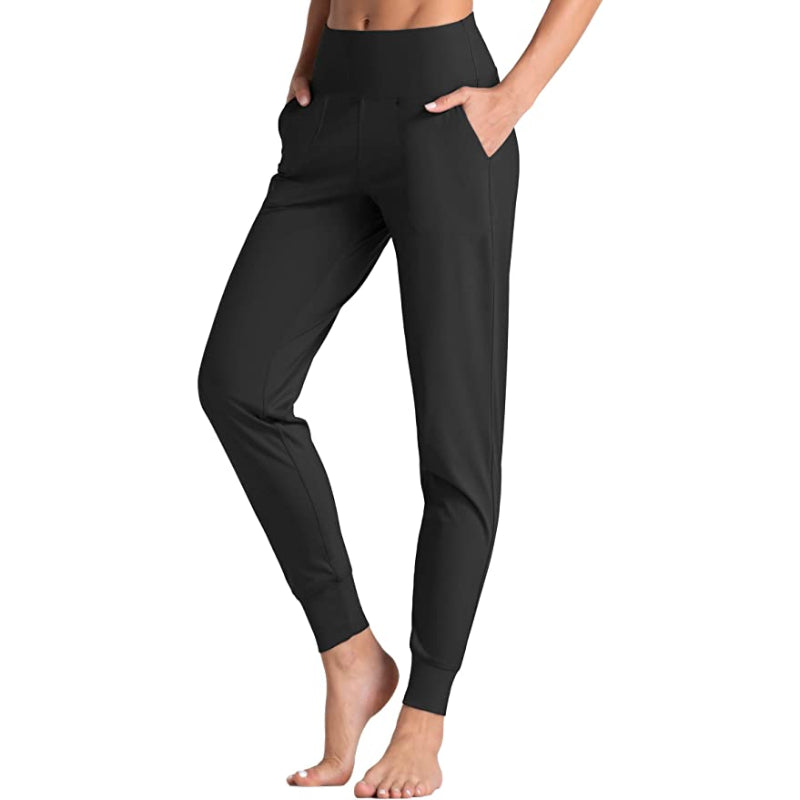 Joggers For Women High Waist Active Sweatpants Lightweight Tapered Lounge Yoga Athletic Pants With Pockets-Legletic