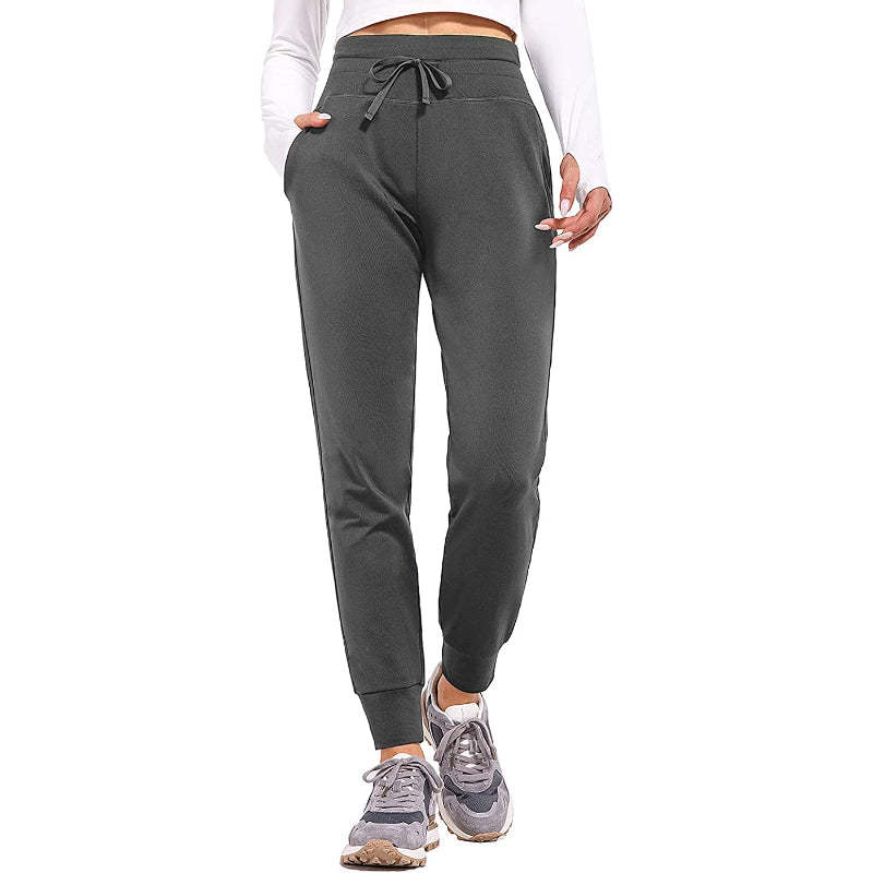 Women's Fleece Lined Pants Water Resistant Thermal Joggers Winter Running Hiking Sweatpants Snow Pants Pockets-Legletic