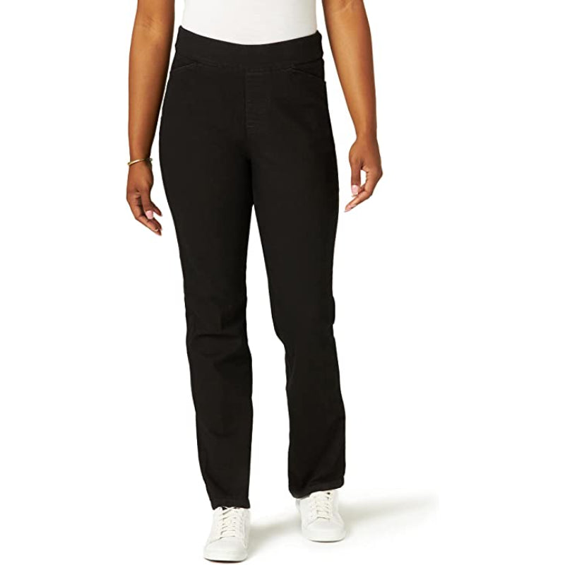 Women's Easy Fit Elastic Waist Pull-On Pant-Legletic
