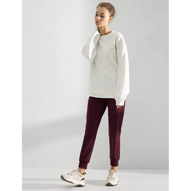 Women's Joggers Pants Drawstring Running Sweatpants With Pockets Lounge Wear-Legletic