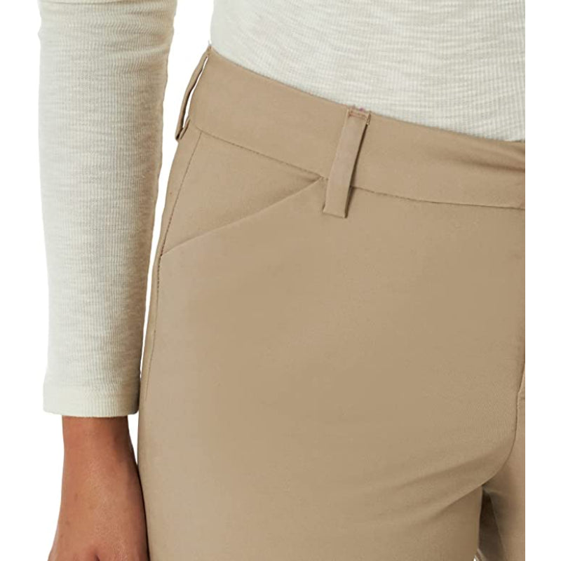 Women's Wrinkle-Free Relaxed Fit Straight Leg Pant-Legletic