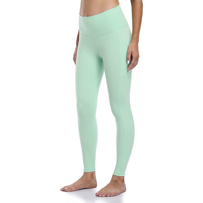 Women's High Waisted Yoga Pants Length Leggings With Pockets-Legletic