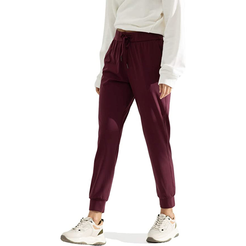 Women's Joggers Pants Drawstring Running Sweatpants With Pockets Lounge Wear-Legletic