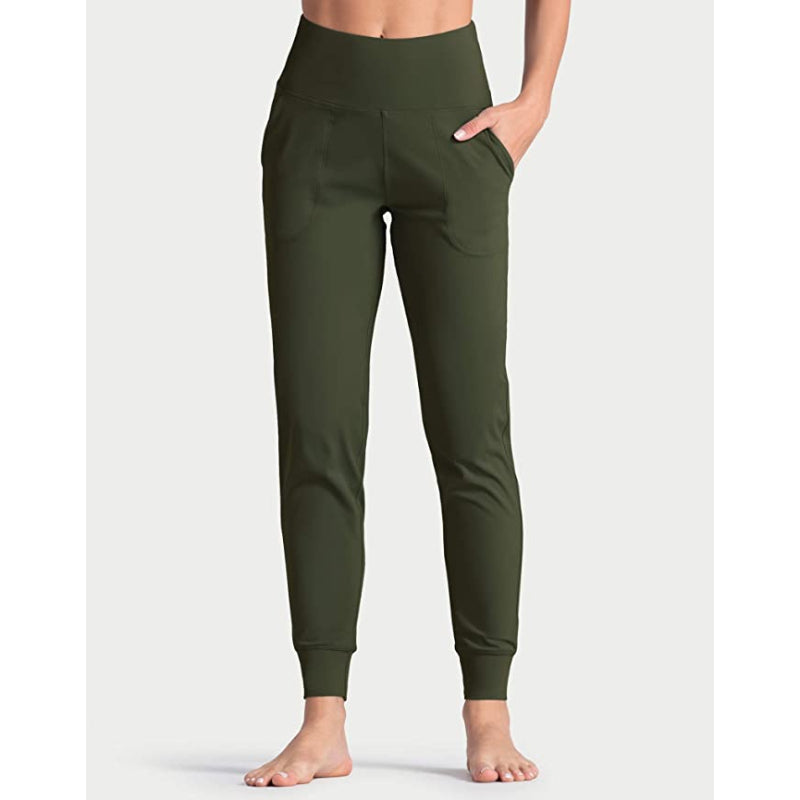 Joggers For Women High Waist Active Sweatpants Lightweight Tapered Lounge Yoga Athletic Pants With Pockets-Legletic