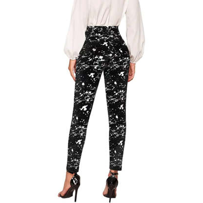 Classic Skinny Leggings Regular Fit With Print For Women