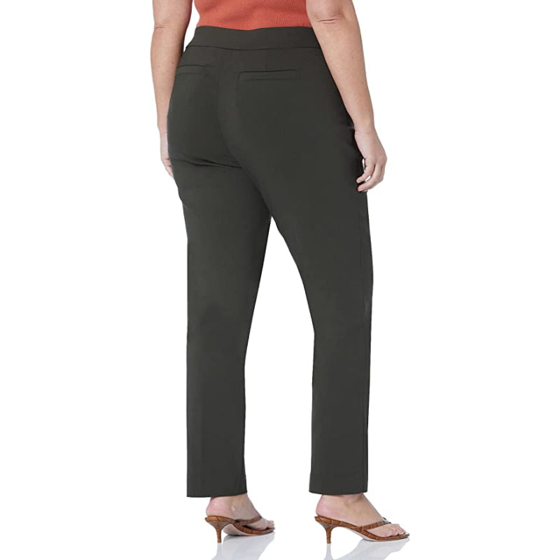 Women's Super Stretch Millennium Welt Pocket Pull On Career Pant-Legletic