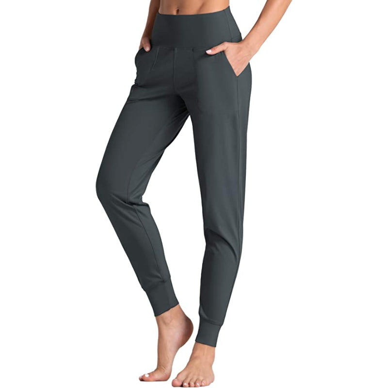Joggers For Women High Waist Active Sweatpants Lightweight Tapered Lounge Yoga Athletic Pants With Pockets-Legletic