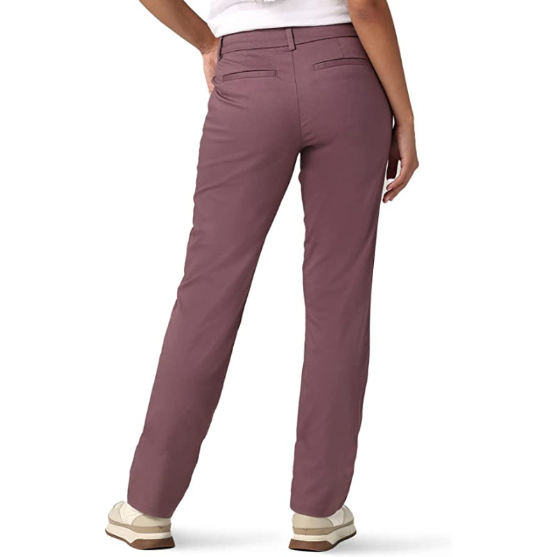 Wrinkle Free Fit Straight Leg Pant For Women-Legletic