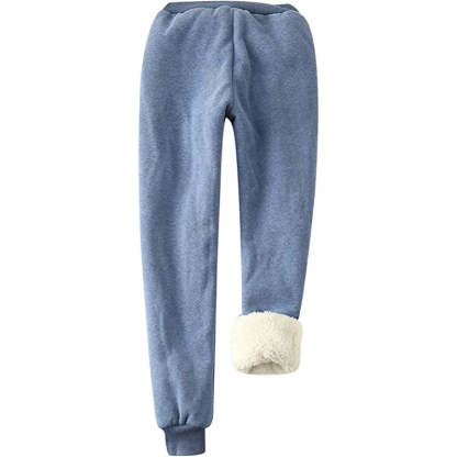 Women's Winter Fleece Sweatpants Running Active Thermal Sherpa Lined Jogger Pants With Candy Colors-Legletic