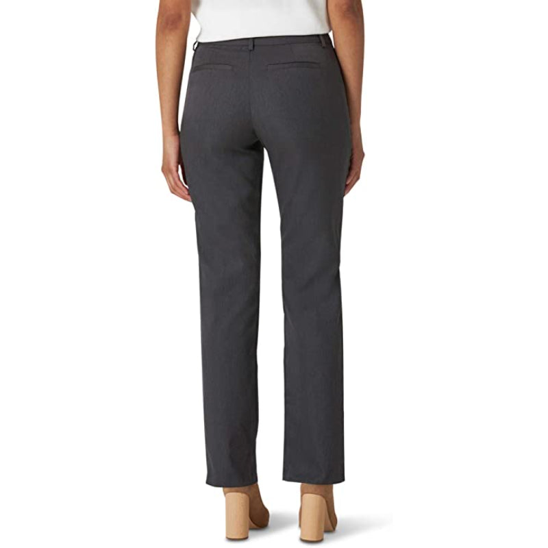 Wrinkle-Free Relaxed Fit Women Straight Leg Pant-Legletic