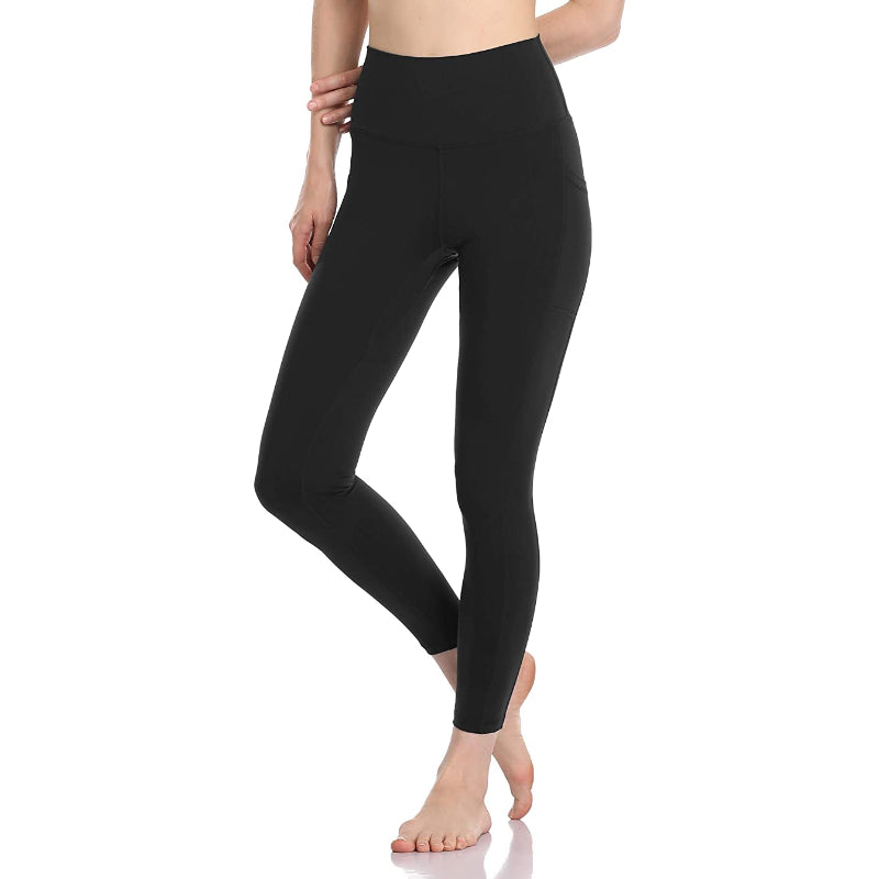 Multicolor Women's High Waisted Yoga Pants Length Leggings With Pockets-Legletic