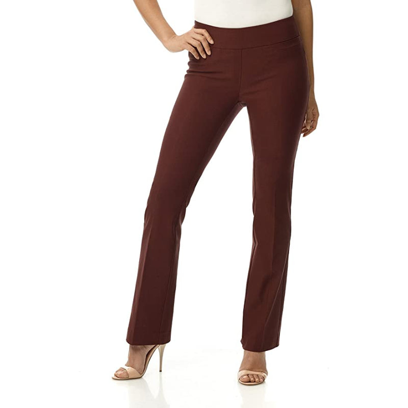 Women's Comfort Bootcut Pant With Pressed Leg Crease-Legletic