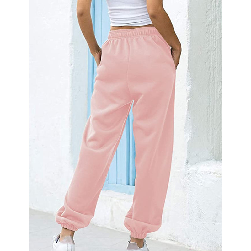 Women High Waisted Sweatpants Joggers Drawstring Athletic Pants With Pockets-Legletic