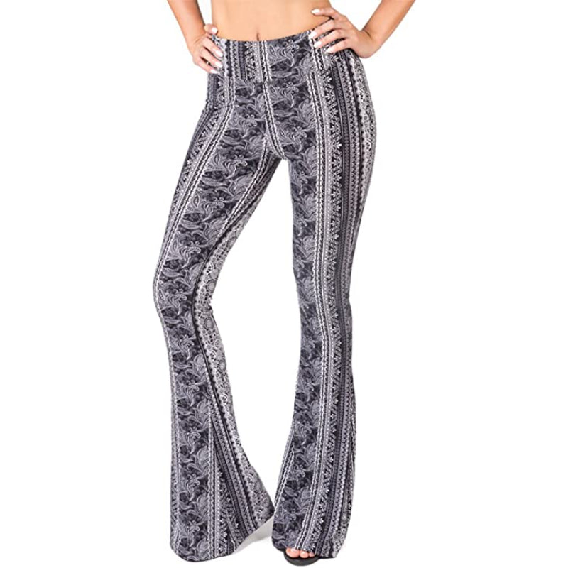Palazzo Pants For Women-Buttery Soft High Waisted Flare Pants-Leggings-Legletic
