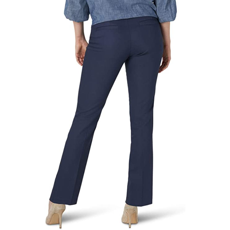 Women Straight Regular Fit Secretly Shapes Leg Pants-Legletic