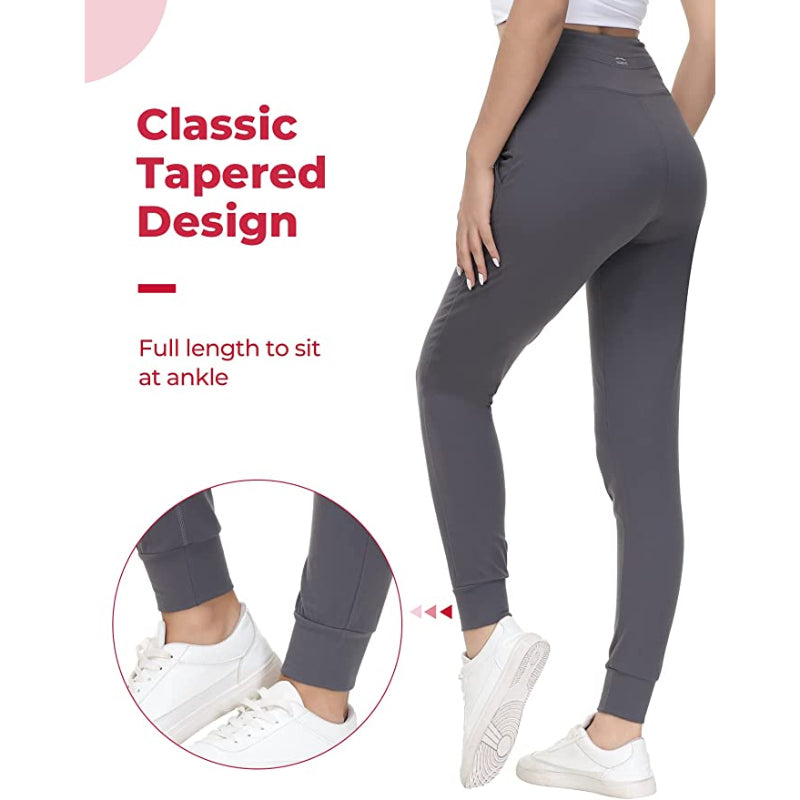 Buttery Soft Sweatpants For Women With 2 Deep Pockets, Tapered Joggers With Drawcord For Athletic Casual Winter-Legletic