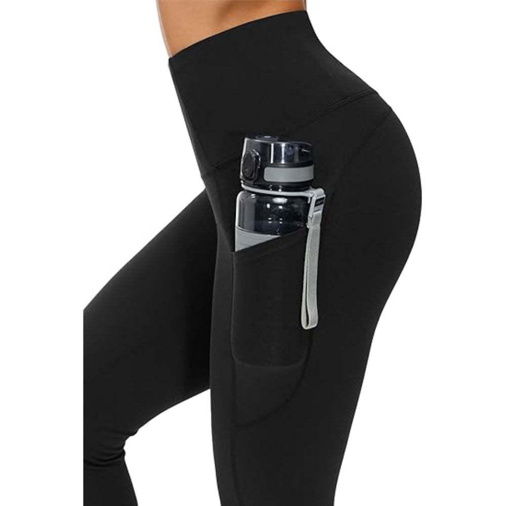 Full Length Yoga Leggings With Side Pockets For Workout-Legletic