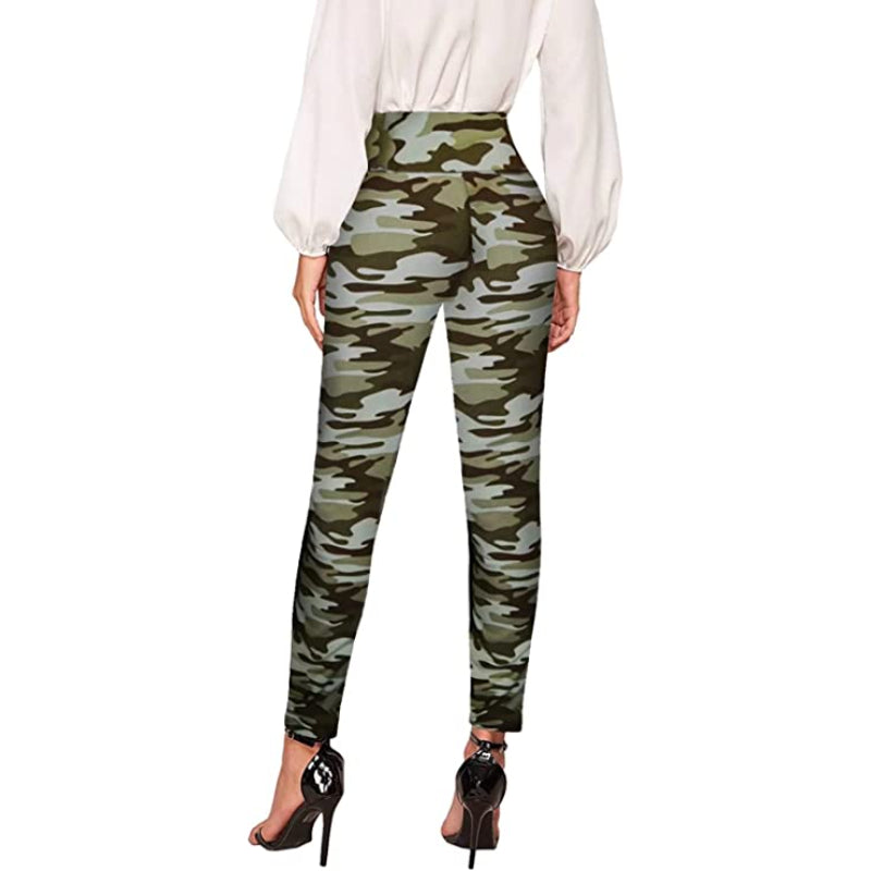 Classic Regular Fit Skinny Leggings With Print For Women-Legletic