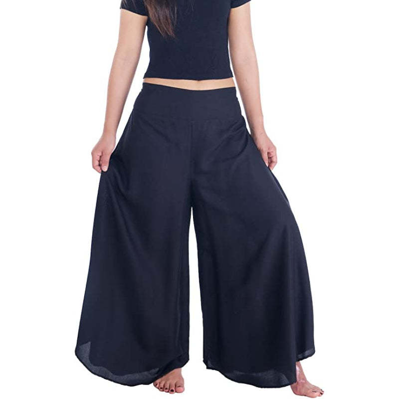 Palazzo Pants for Women Wide Leg Boho Harem Yoga Pants-Legletic