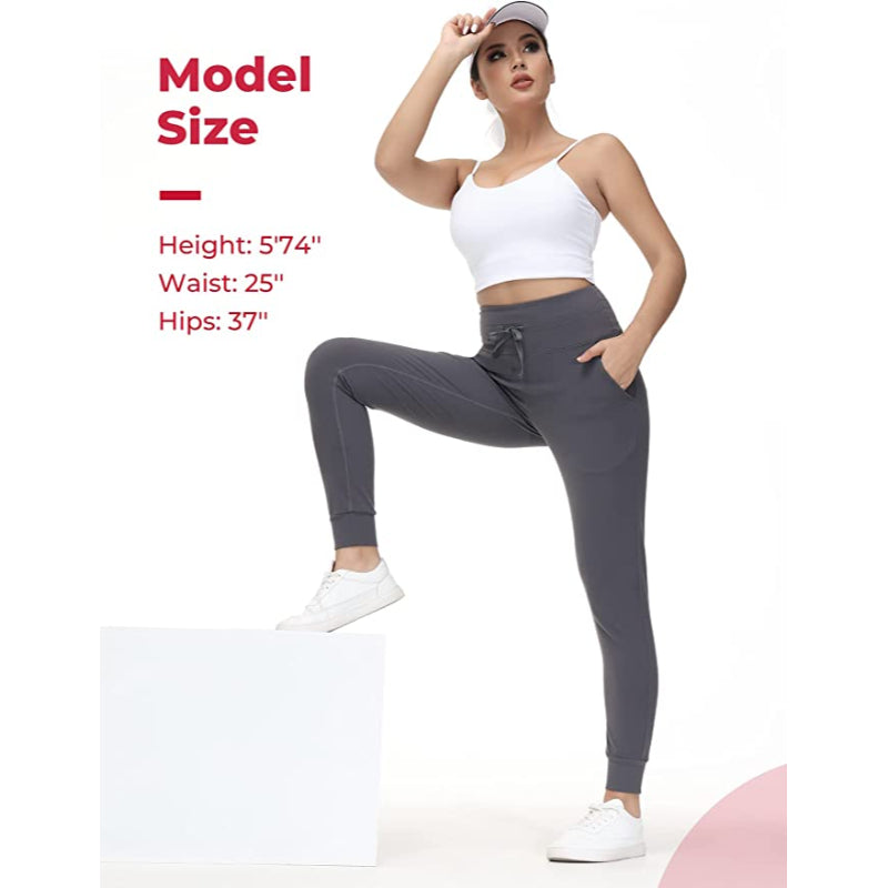 Buttery Soft Sweatpants For Women With 2 Deep Pockets, Tapered Joggers With Drawcord For Athletic Casual Winter-Legletic