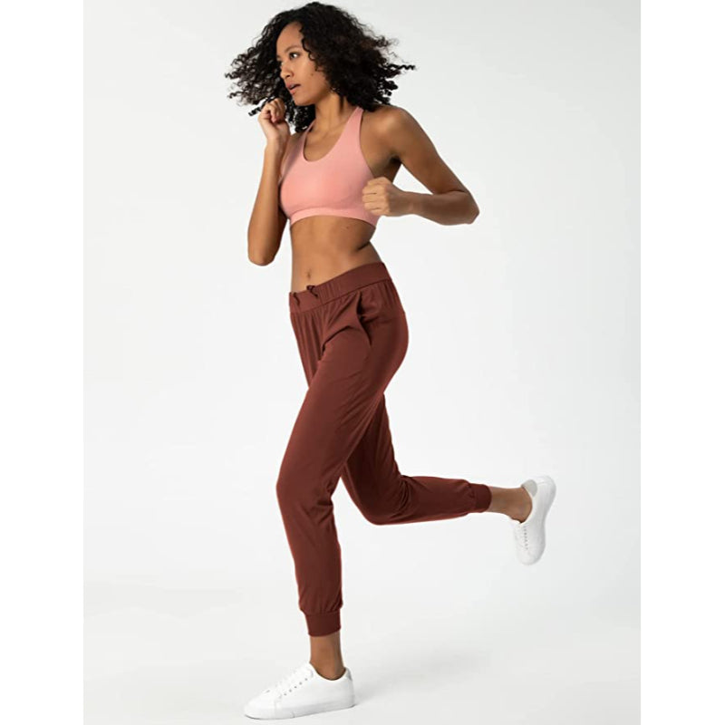 Women's Joggers Pants Drawstring Running Sweatpants With Pockets Lounge Wear-Legletic