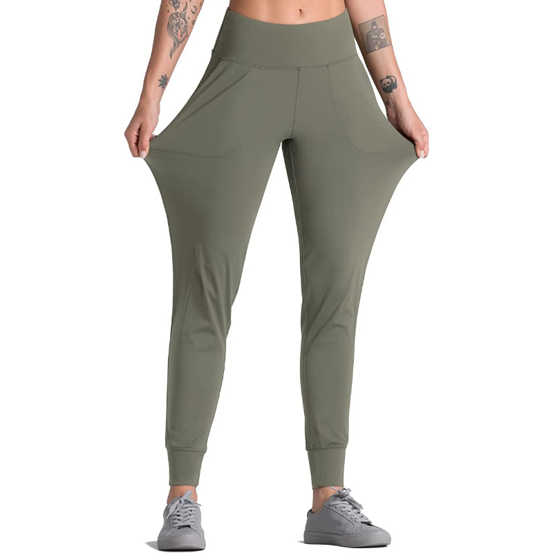 Joggers for Women Athletic Sweatpants with Pockets High Waist Workout Yoga Tapered Lounge Pants-Legletic