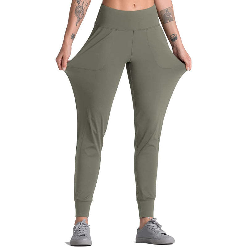 Joggers for Women Athletic Sweatpants with Pockets High Waist Workout Yoga Tapered Lounge Pants-Legletic