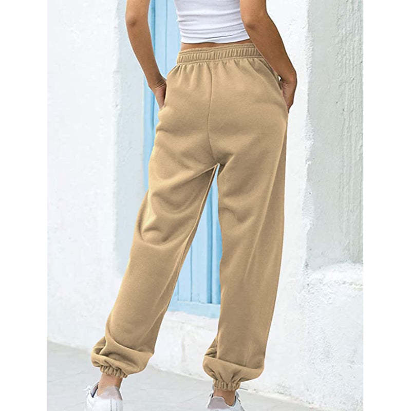 Women High Waisted Sweatpants Joggers Drawstring Athletic Pants With Pockets-Legletic