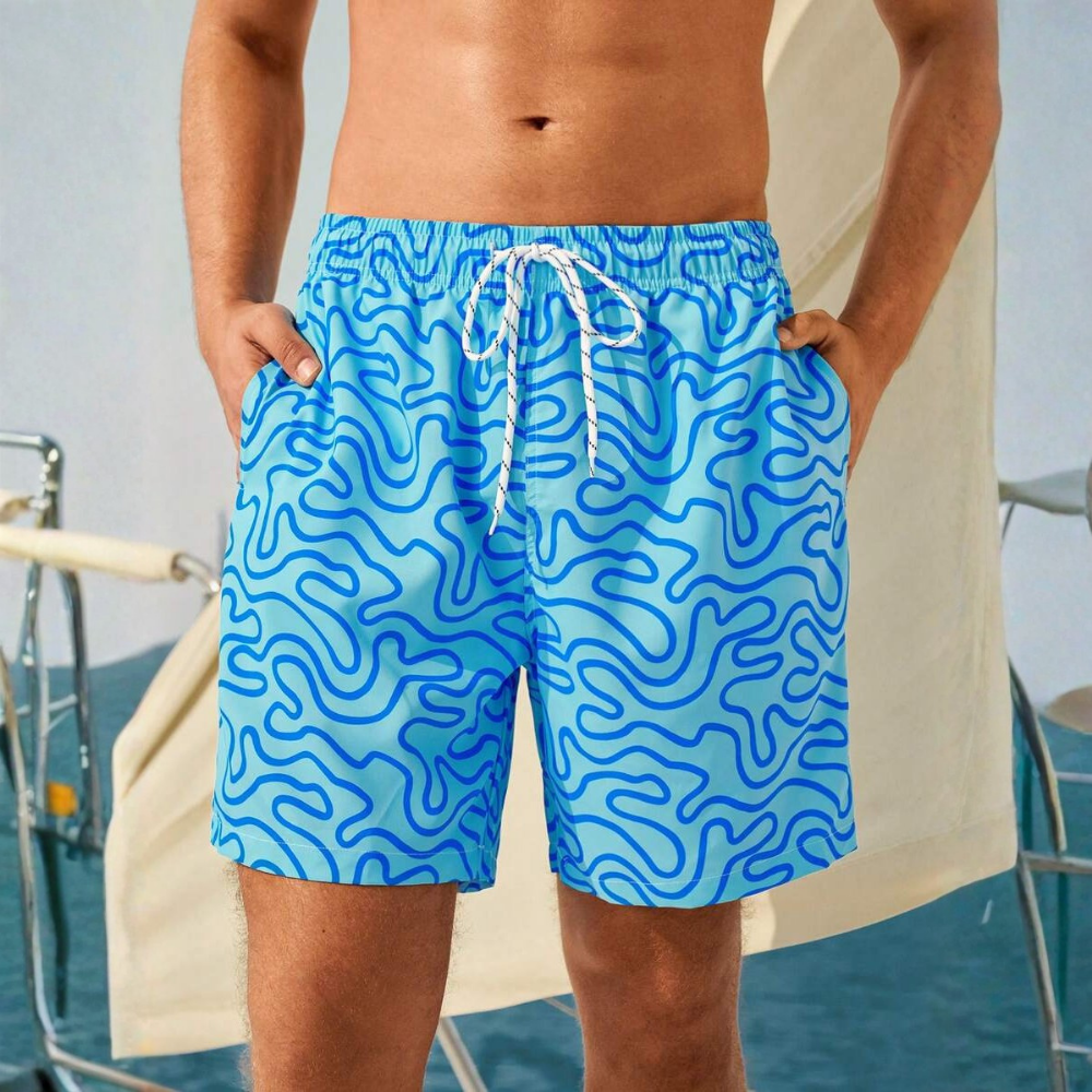 Printed Beachwear Vacation Matching Outfit Set