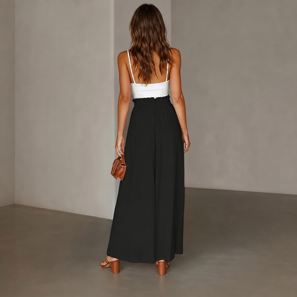 Wide Loose Spring Summer Fashion High Pants For Women
