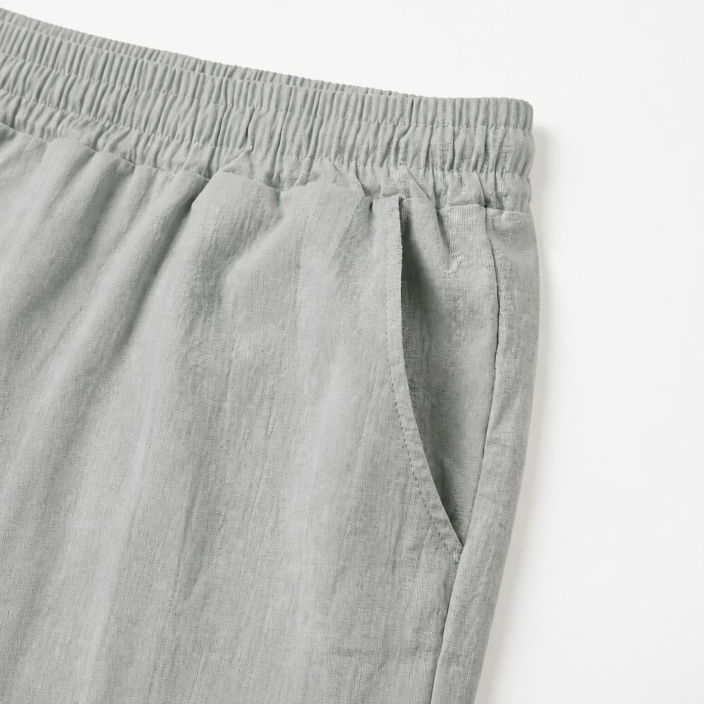 Casual Loose Wide Pants With Drawstring For Men