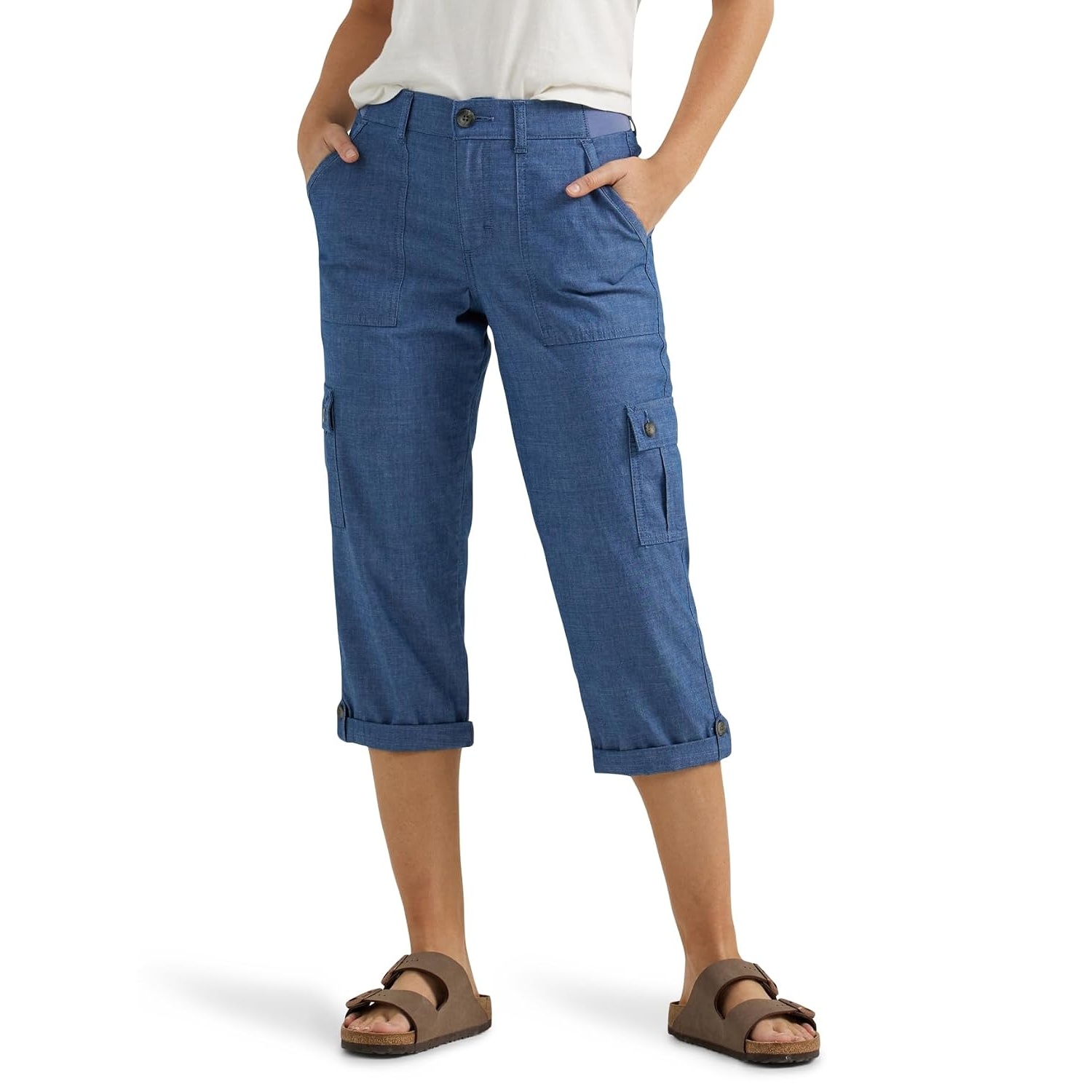 Comfy Cargo Capri Pants For Women