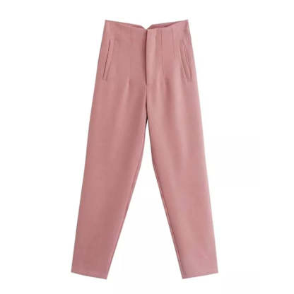 High Waist Office Fashion Wear Pants For Women-Legletic