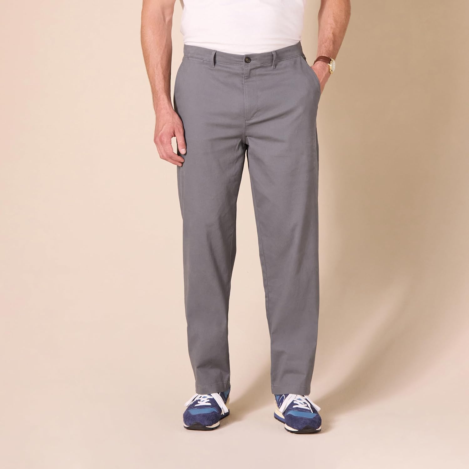 Classic Fit Casual Stretch Chino Pants