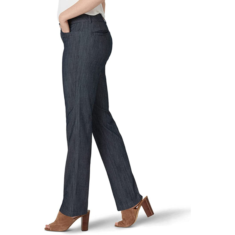 Women's Regular Fit Secretly Shapes Straight Leg Pant-Legletic