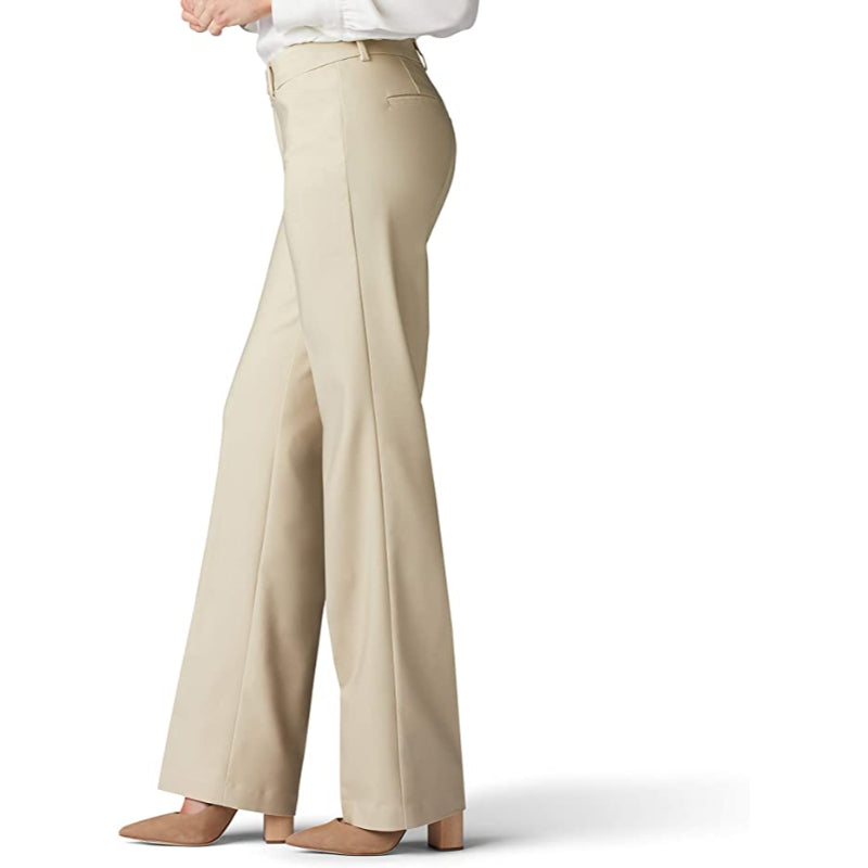 Women Regular Fit Mid Rise Flex Motion Trouser Pant-Legletic