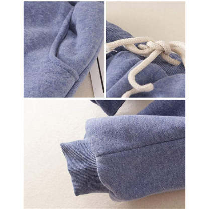 Women's Winter Fleece Sweatpants Running Active Thermal Sherpa Lined Jogger Pants With Candy Colors-Legletic