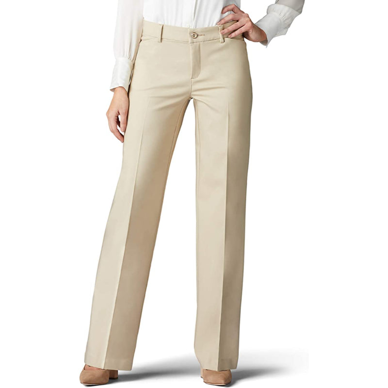 Women Regular Fit Mid Rise Flex Motion Trouser Pant-Legletic