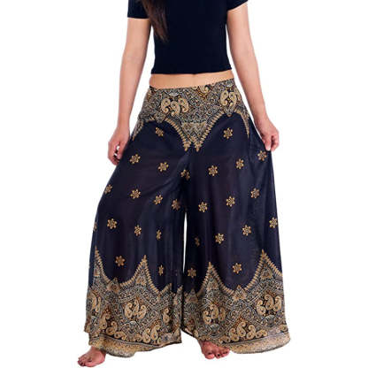Palazzo Pants for Women Wide Leg Boho Harem Yoga Pants
