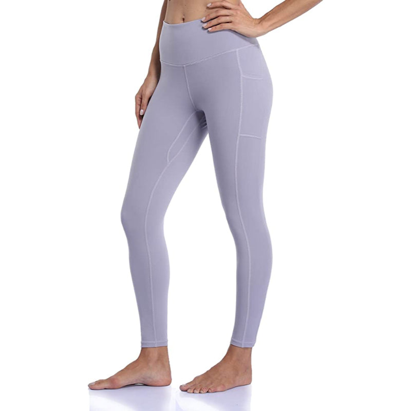 Stylish Print Women's High Waisted Yoga Pants Length Leggings With Pockets-Legletic