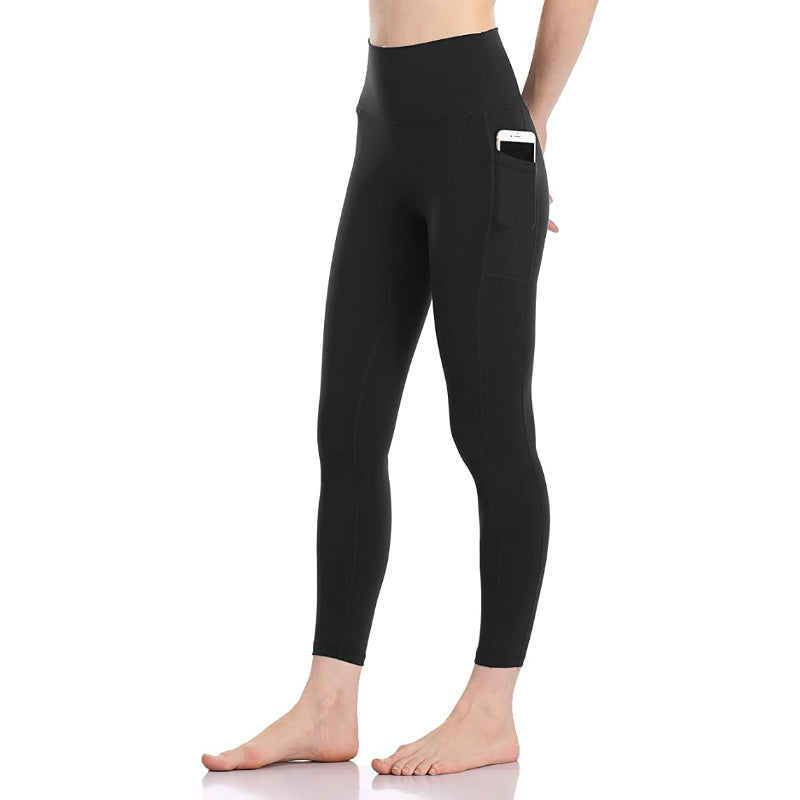 Multicolor Women's High Waisted Yoga Pants Length Leggings With Pockets-Legletic