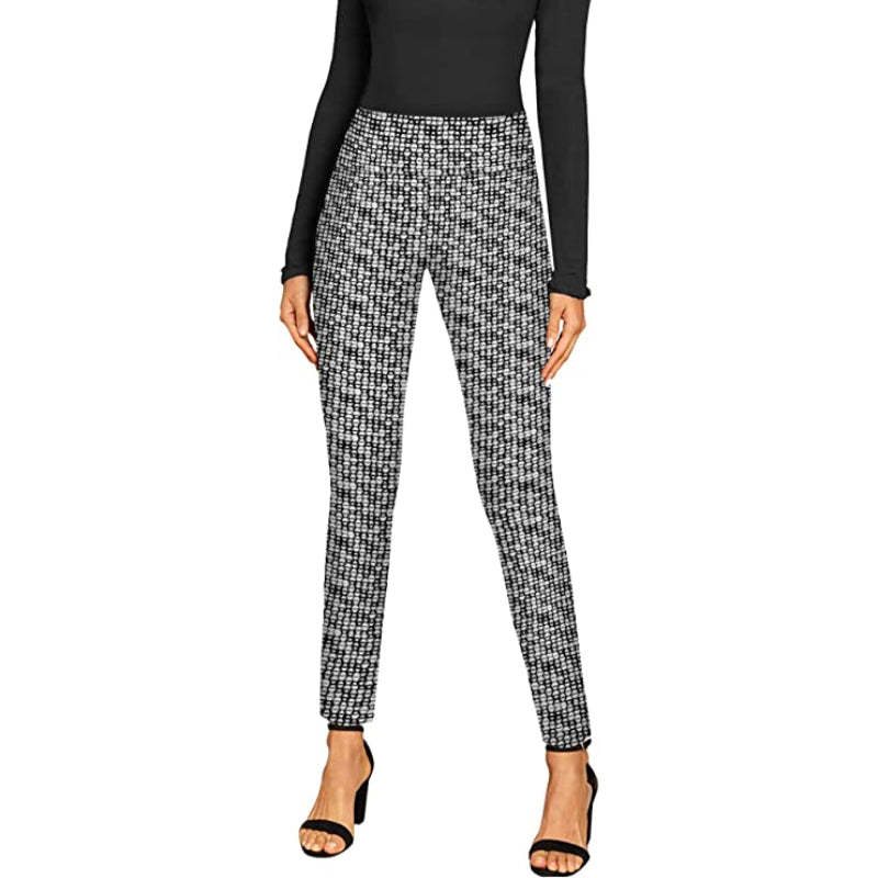 Classic Pull-On Skinny Leggings Regular Fit With Print For Women-Legletic