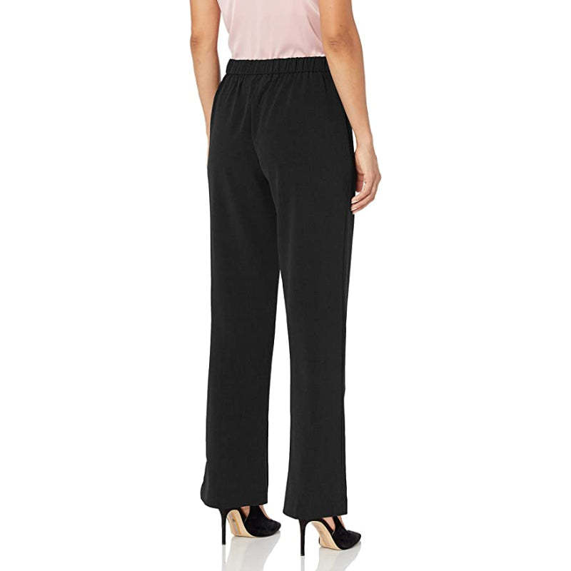 Women's Petite Flat-Front Straight-Leg Pant-Legletic