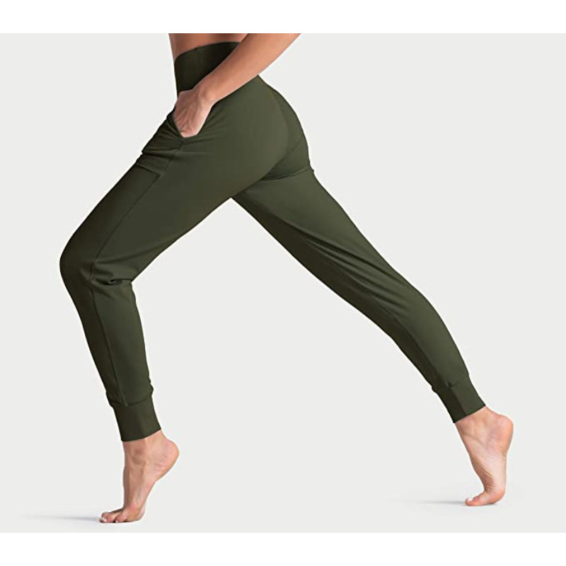 Joggers For Women High Waist Active Sweatpants Lightweight Tapered Lounge Yoga Athletic Pants With Pockets-Legletic