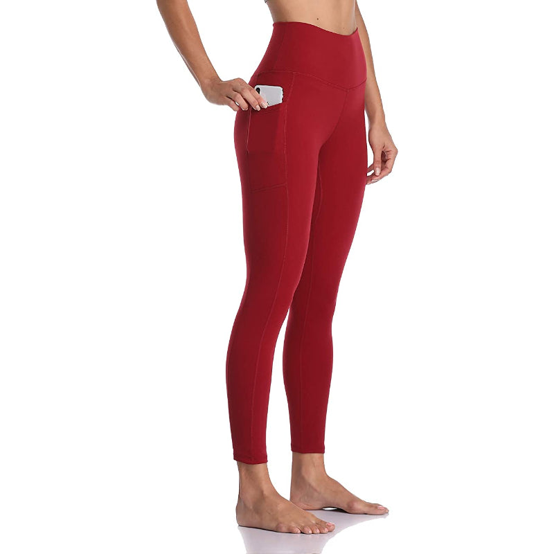 Women's High Waisted Yoga Pants Length Leggings With Pockets-Legletic